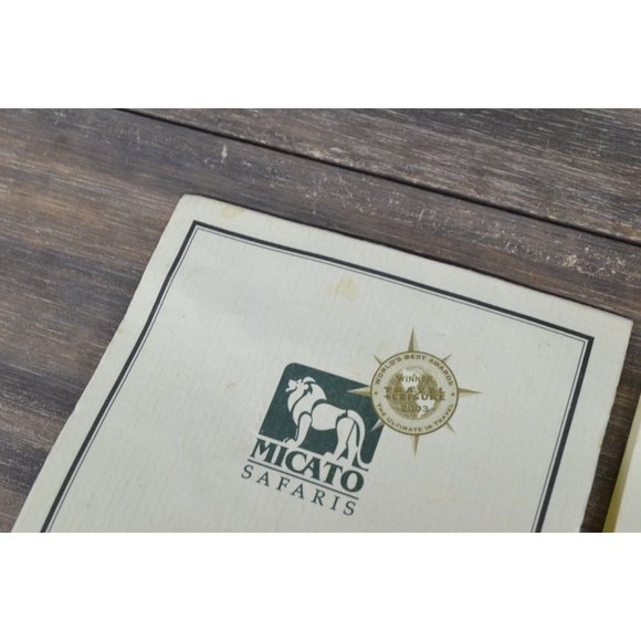 Micato Luxury Safari Keychain Lot Love Bean Complimentary Token - Picture 11 of 12